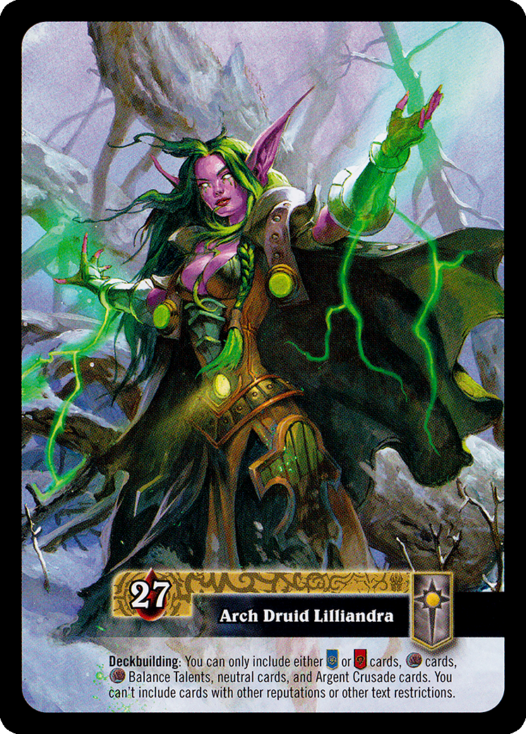 Arch Druid Lilliandra 背面